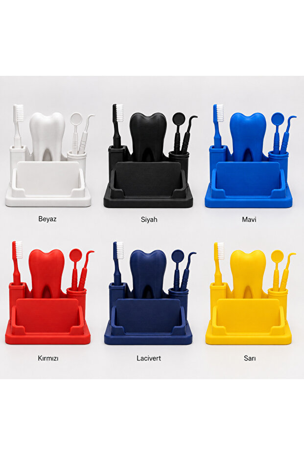3D Printing Dental Clinic Organizer Business Card Holder Desktop Dentist Stand