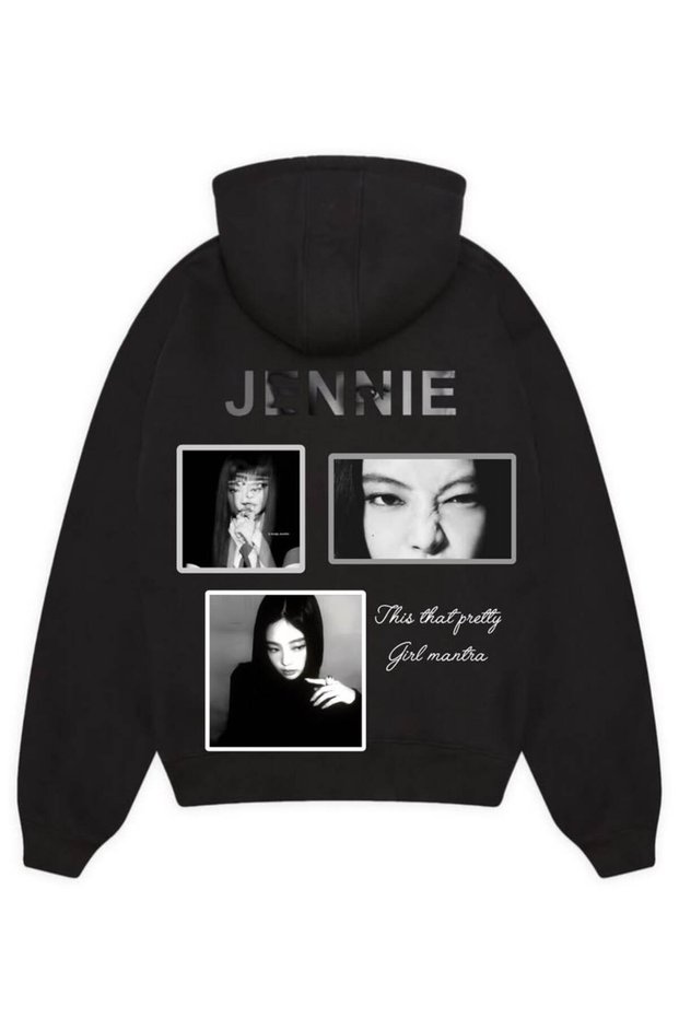 Jennie Printed Hooded 100% Cotton Kids Sweatshirt