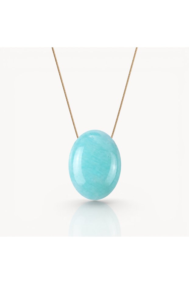 Zodiac Signs Collection 100% Natural Amazonite Necklace - Virgo Zodiac Stone