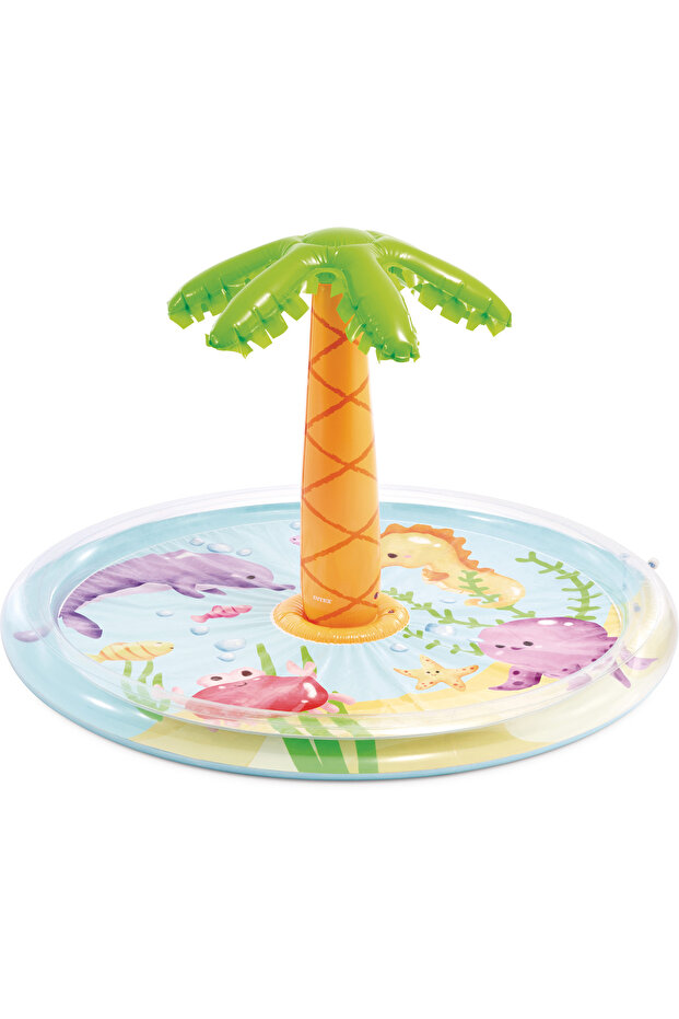 Palm Tree Spray Pool