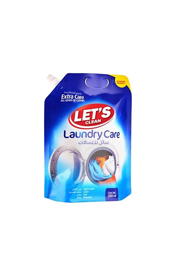 Let's Clean Laundry Liquid Detergent Extra Care 2L