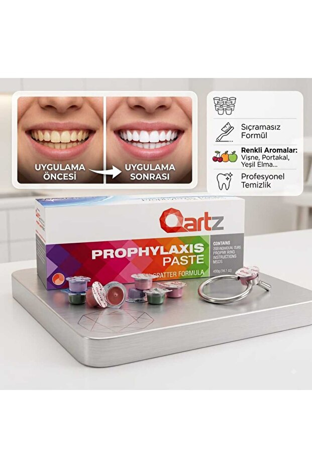 Qartz Teeth Polishing and Whitening Paste 30 Pieces 2Gr Capsules