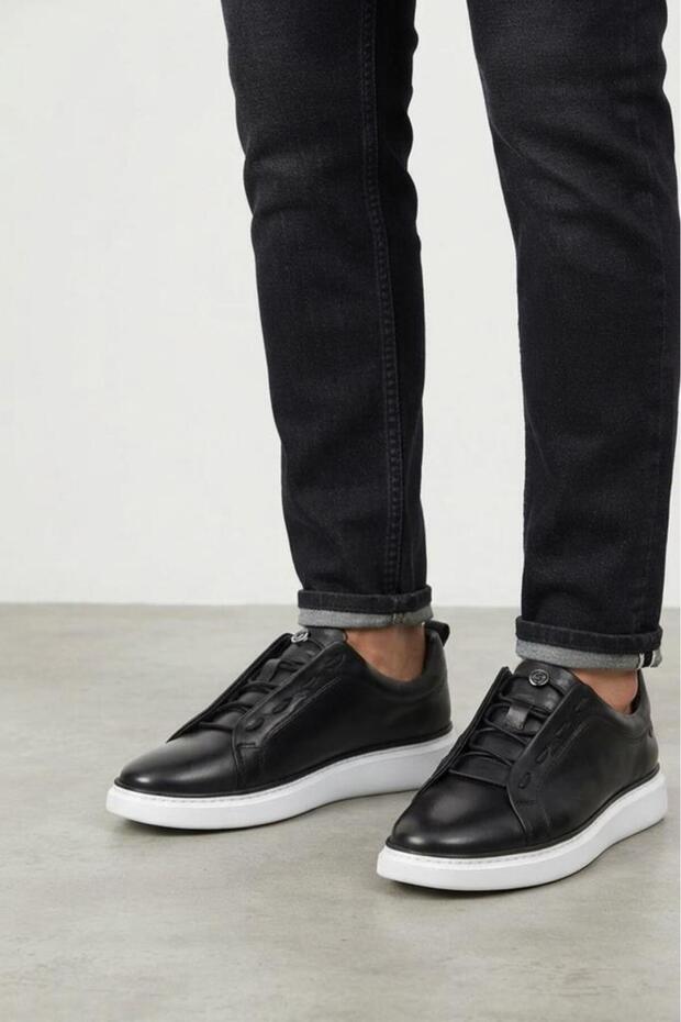 102-263 Genuine Leather Men's Premium Sneakers Shoes
