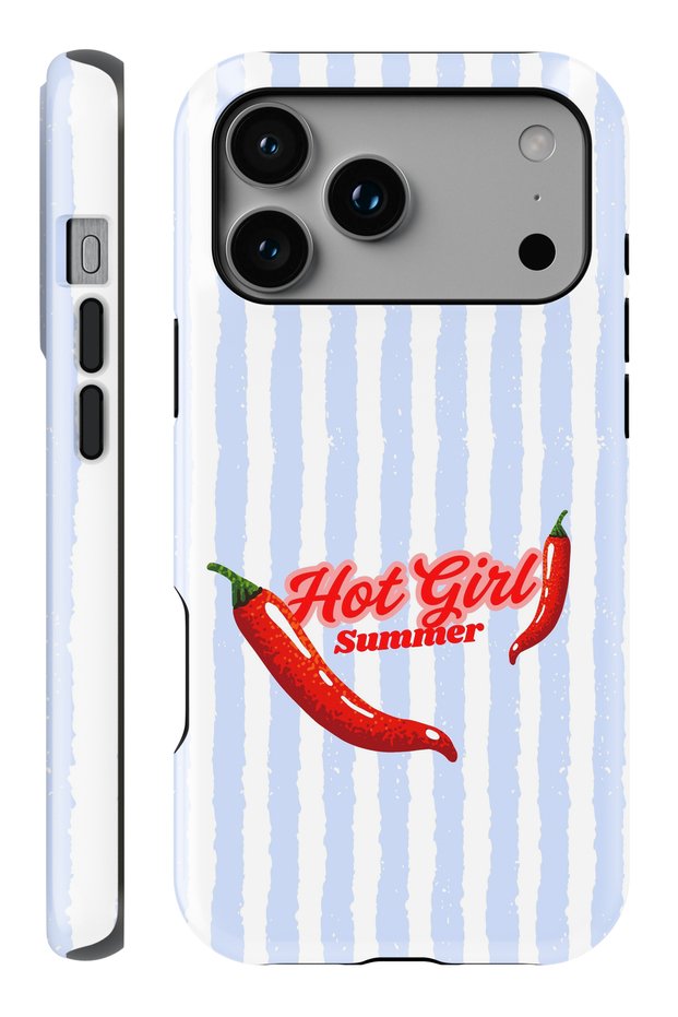 iPhone 17 Pro Hot Girl Double Layer Full Covering Printing Glossy Protect Phone Case