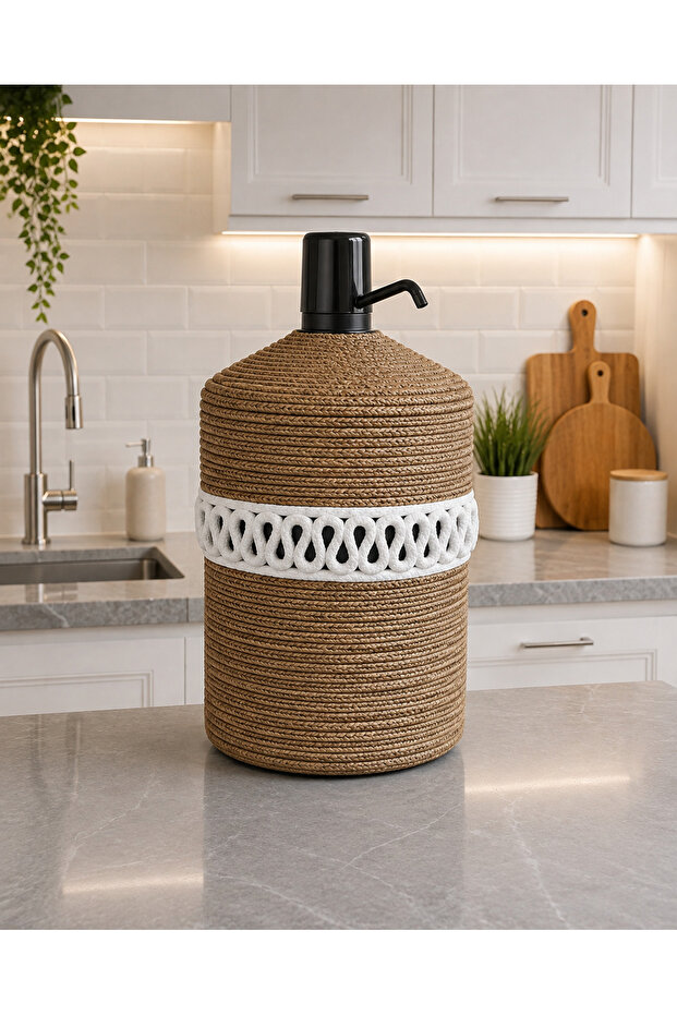 19 Lt Bottle Cover Wicker