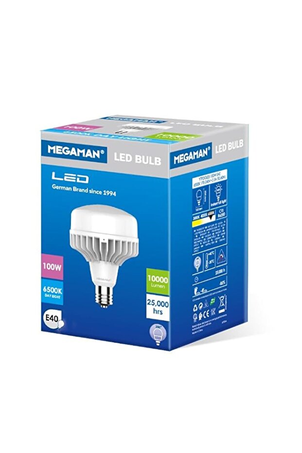 Megaman Led High Wattage 100w 6500k Day Light E40