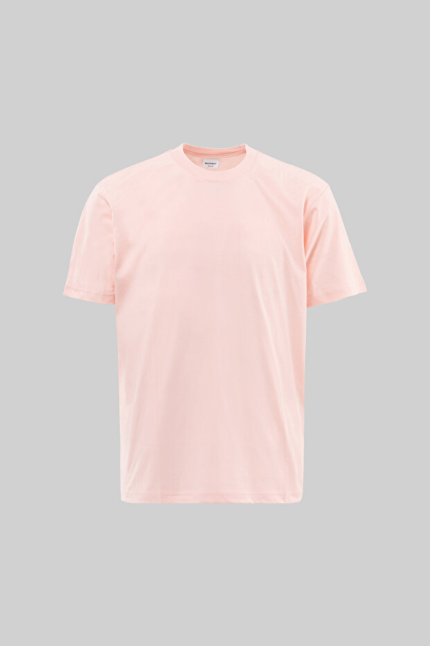 Men's Basic Relaxed Thin Cotton T-Shirt Powder Pink