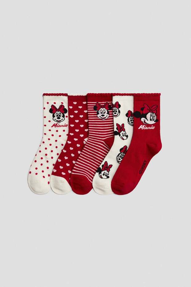 5-pack motif-detail socks