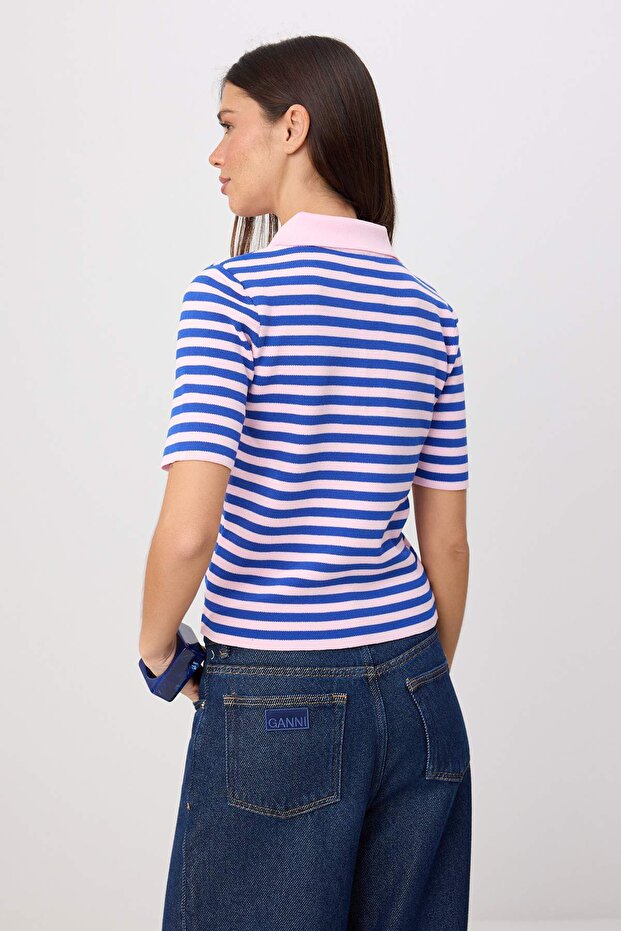 Saks Yazlık Premium Özel İplik Triko Bluz TWOSS26BZ00280 - 4