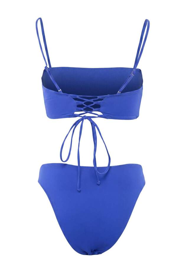 Saks Straplez Kaplı Klora&Suya Dayanıklı Uzun Ömürlü LYCRA® XTRA LIFE Bikini Takımı TBESS26BT00139 - 3