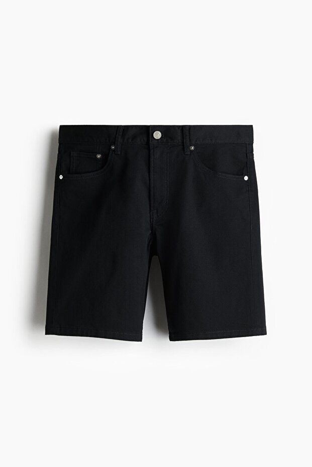 Gabardin Şort Regular Fit - 1