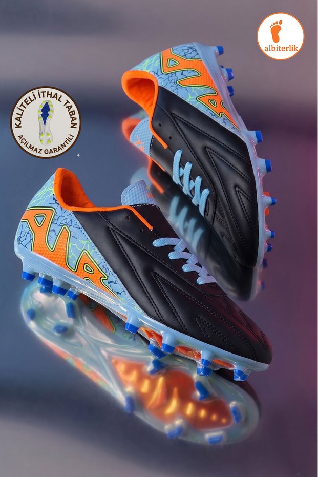 Men's Turf Football Shoes Imported Sole Foot-Fitting Flexible Comfortable Football Shoes