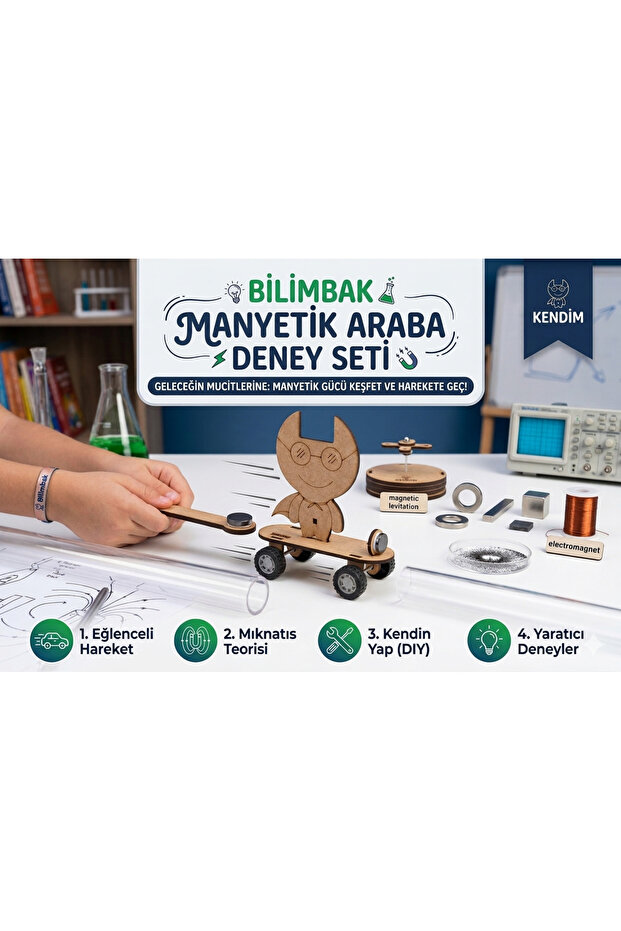 Manyetik Araba Deney Seti