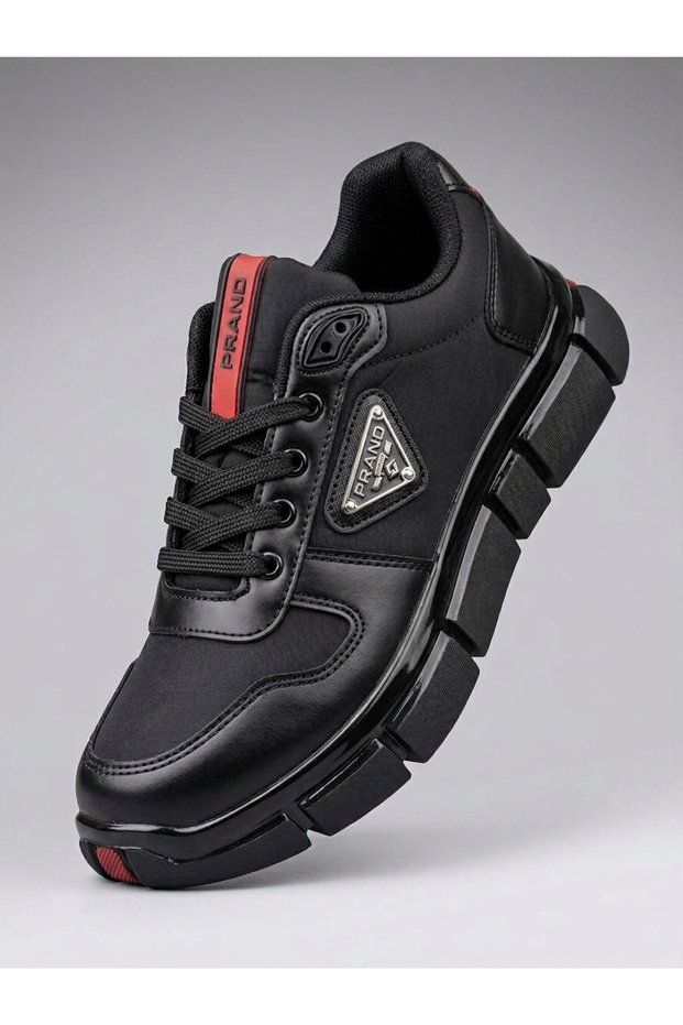 Prand 501 Black Air Sole Lightweight Comfortable Daily Men's Sports Shoes