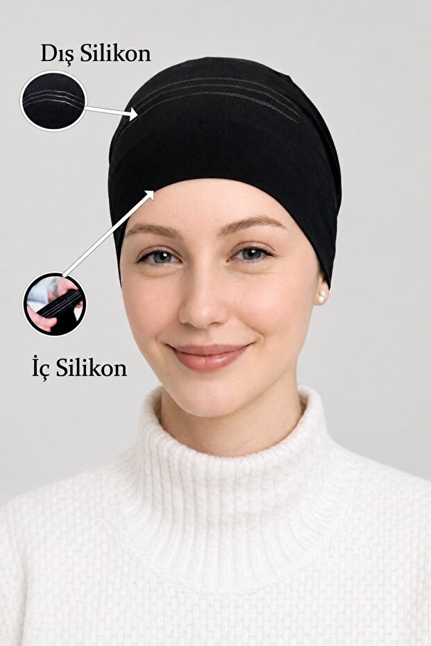 Double Silicone Non-Slip and Hijab Non-Slip Fixer Hijab Cap