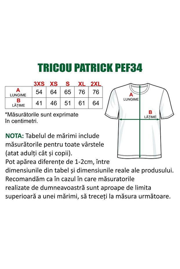 KIT PATRICK, ROSU-NEGRU, 2XL EF34 - 3