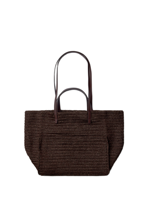 Strohtasche Tote-Look - 1
