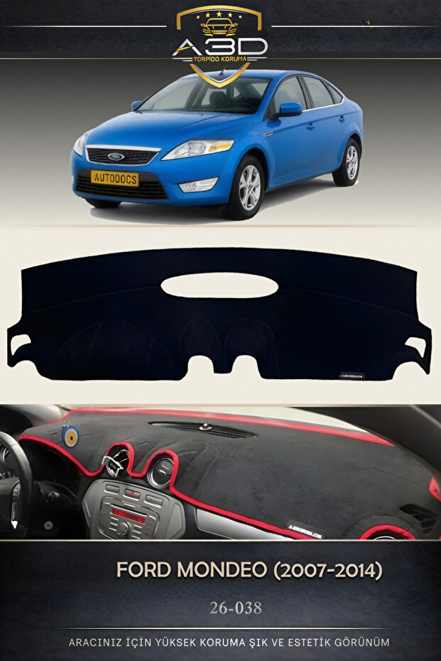 Ford Mondeo (2007-2014) Front Cover Chest Panel Glove Box Protection Protective Case Carpet Spare Parts
