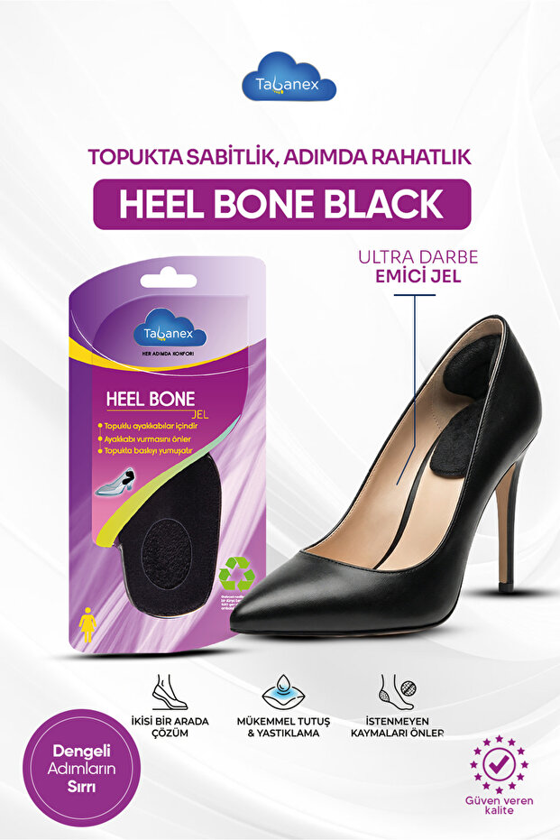 HEEL BONE BLACK - 1