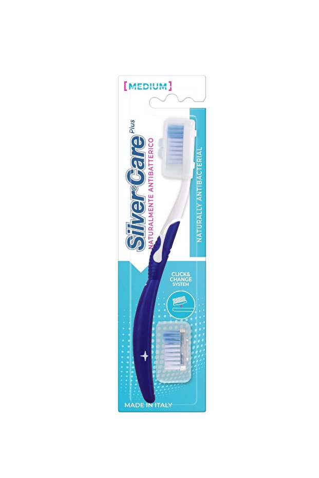 Plus Toothbrush + Refill - Medium Assorted 1 PC