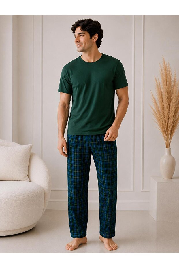 men's cotton pajama set