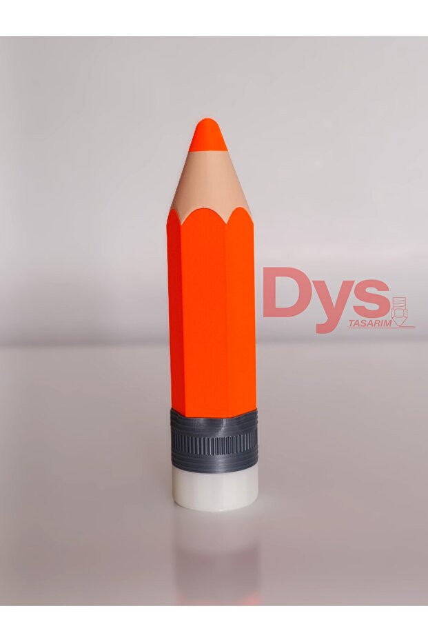 Pen Holder in the Shape of a Pen (Orange)