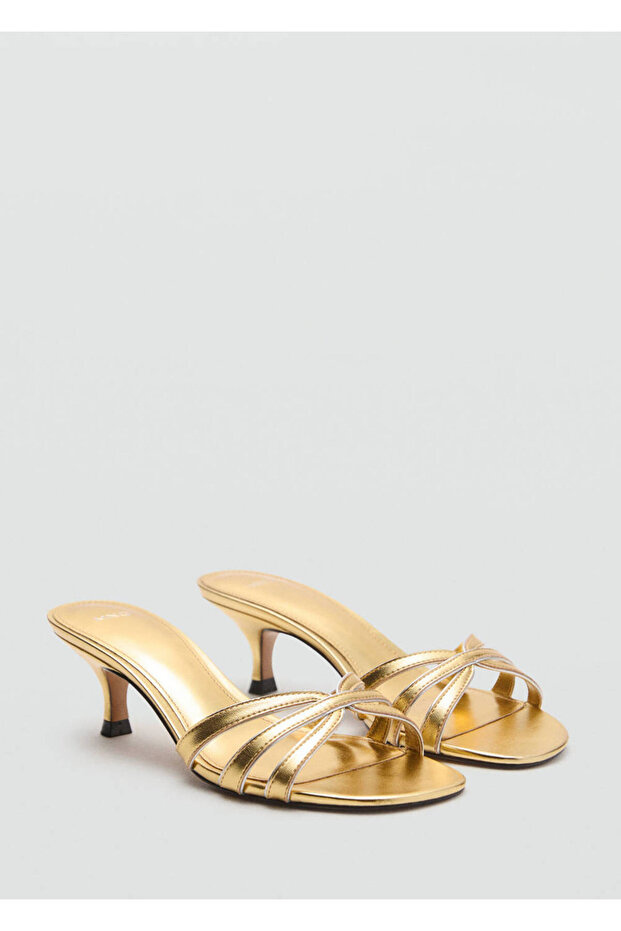 Kitten Heel Strappy Sandals