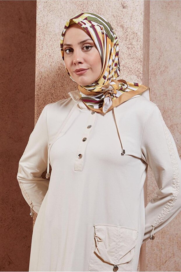 ALVINA 8425 موديل وشاح - نمط عصا