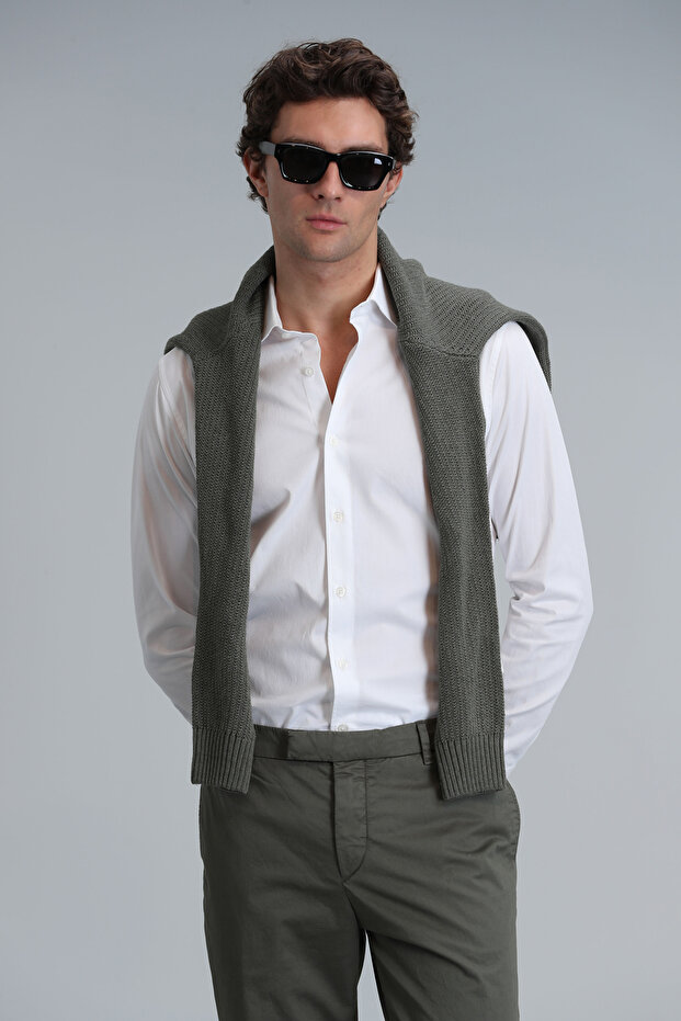 Męska koszulka Mega Basic Comfort Fit, biała - 3