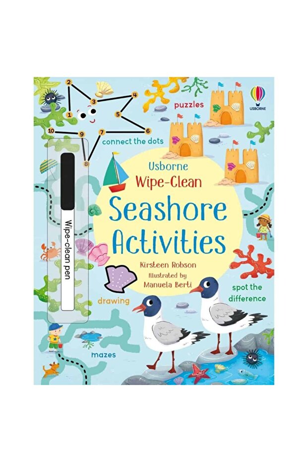 Write and Erase - Wipe-Clean Seashore Activities - 1