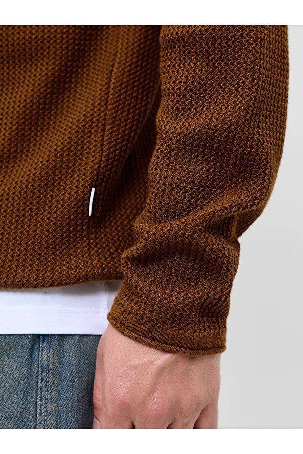 Strickpullover Einfarbig Strickpullover - 6