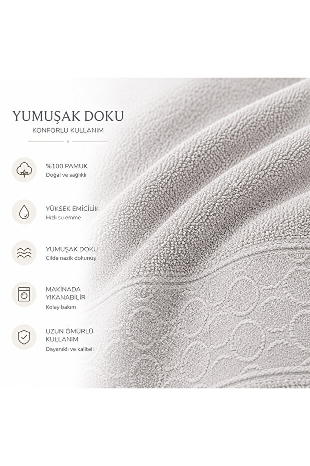 Hand and Face Towel 30X50 cm Cotton Soft Absorbent Quick-Drying Towel Cycle