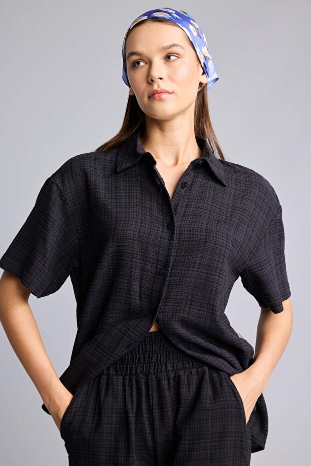 Oversize Basic Shirt A9135Ax25Sm - 3
