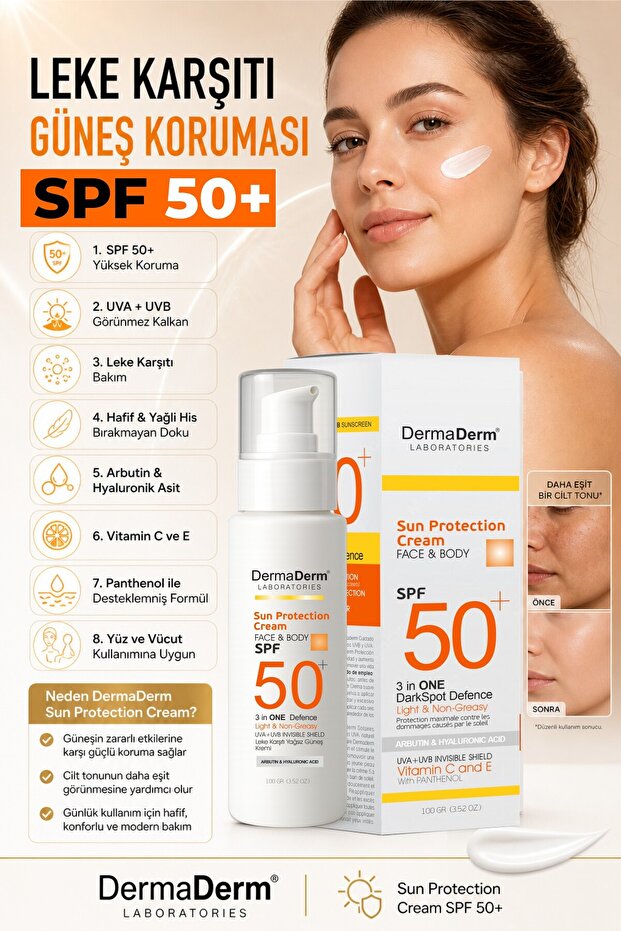 SPF50+ 100Ml Sunscreen - 2 PCS - 6