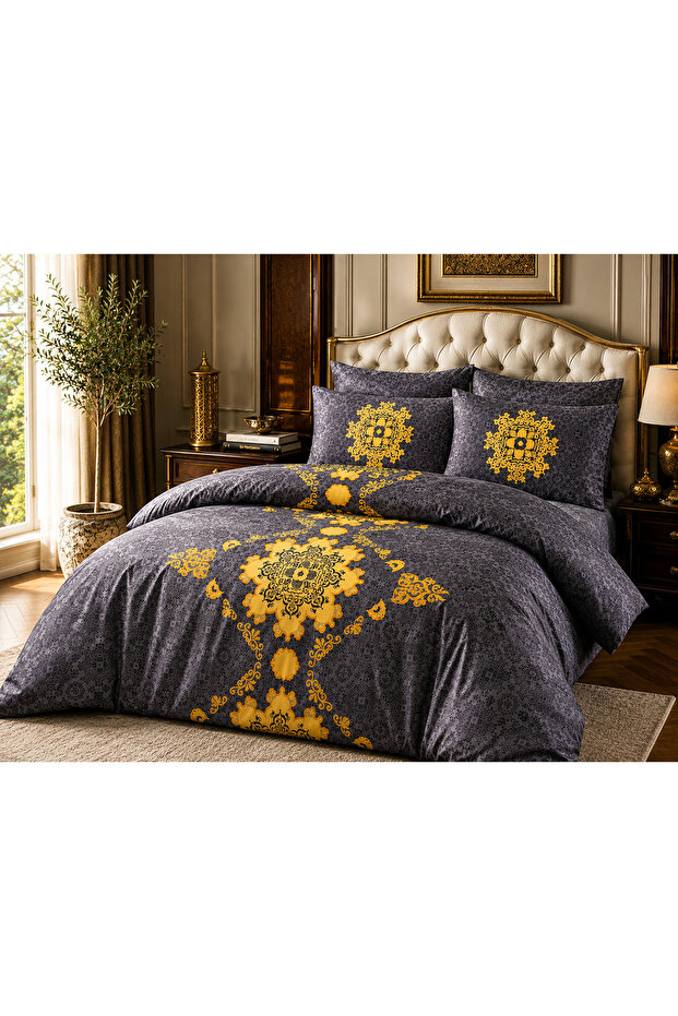 Saltanat Ranforce 100% Cotton Double Bedding Set