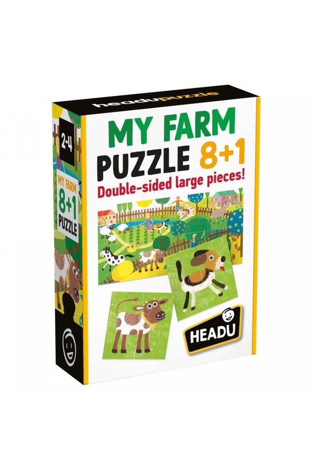 Çiftliğim 8+1 Puzzle (2-4 Yaş)