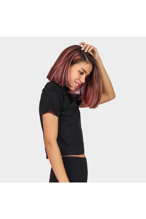 Solid Short Half-Sleeve Top