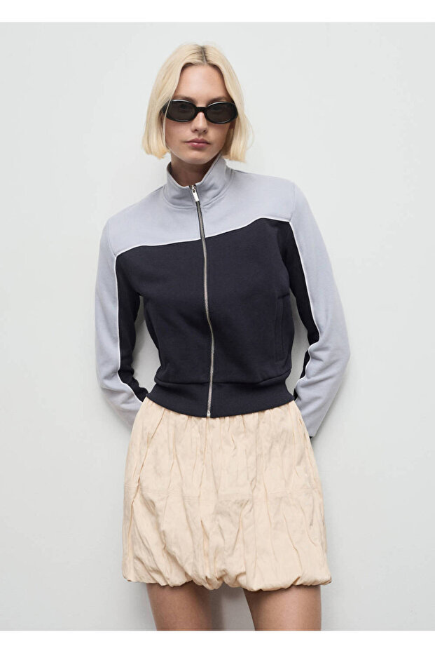 Crinkle Look Balloon Skirt