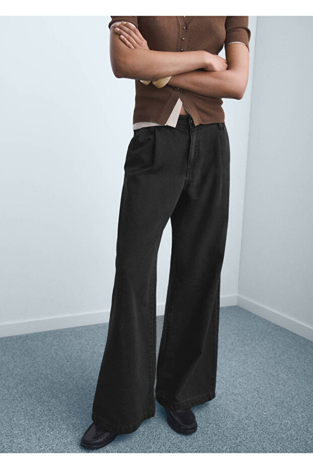Wideleg Pencil Jeans