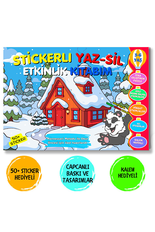 (3-6 Years) My Summer-Sil Activity Book with Stickers 2 (Panda Series)