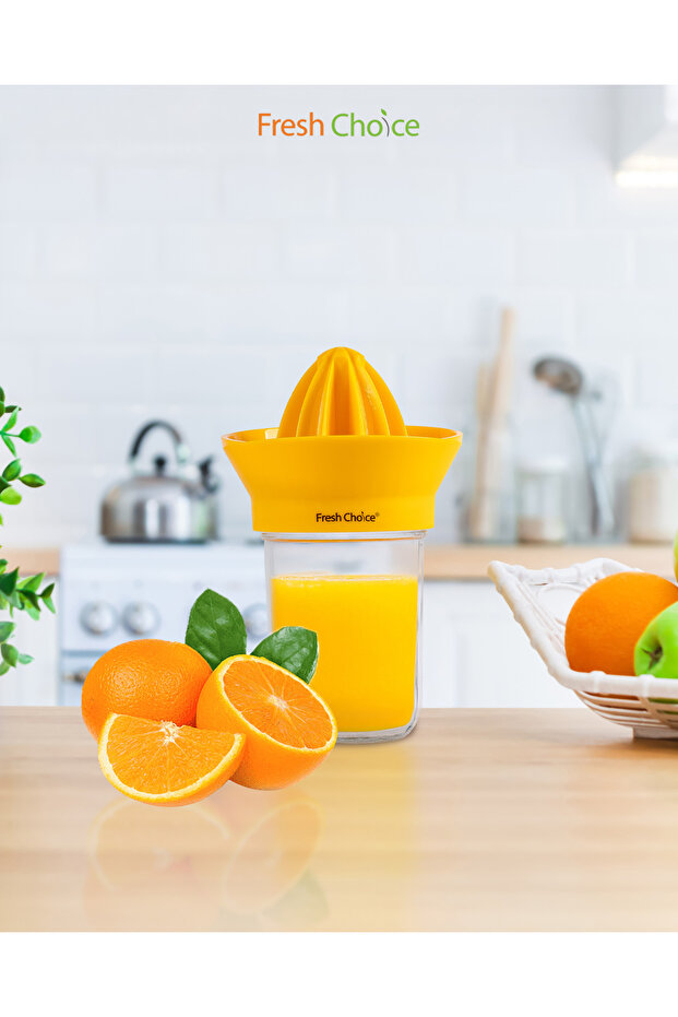 Glass Citrus Juicer Jar Set 350 ml Manual Lemon Orange Juicer Mason Jar Juice Squeezer