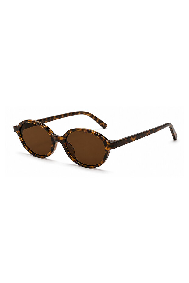 Serona Leopard Patterned Brown Glass Vintage & Retro Sunglasses