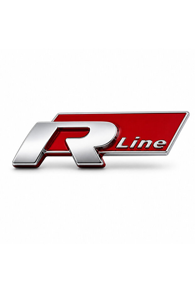 Volkswagen Passat R Line Red Front Grille Logo Metal Emblem