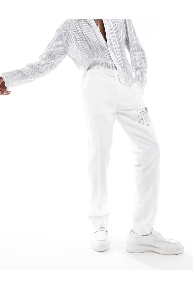 Pantaloni, Alb