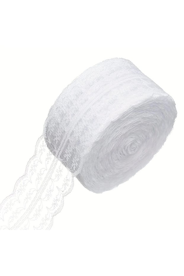 10.9Yards WHITE 10.9Yards White Lace Ribbon, Gift Wrapping, Dress Decoration, Wedding Decoration, Se