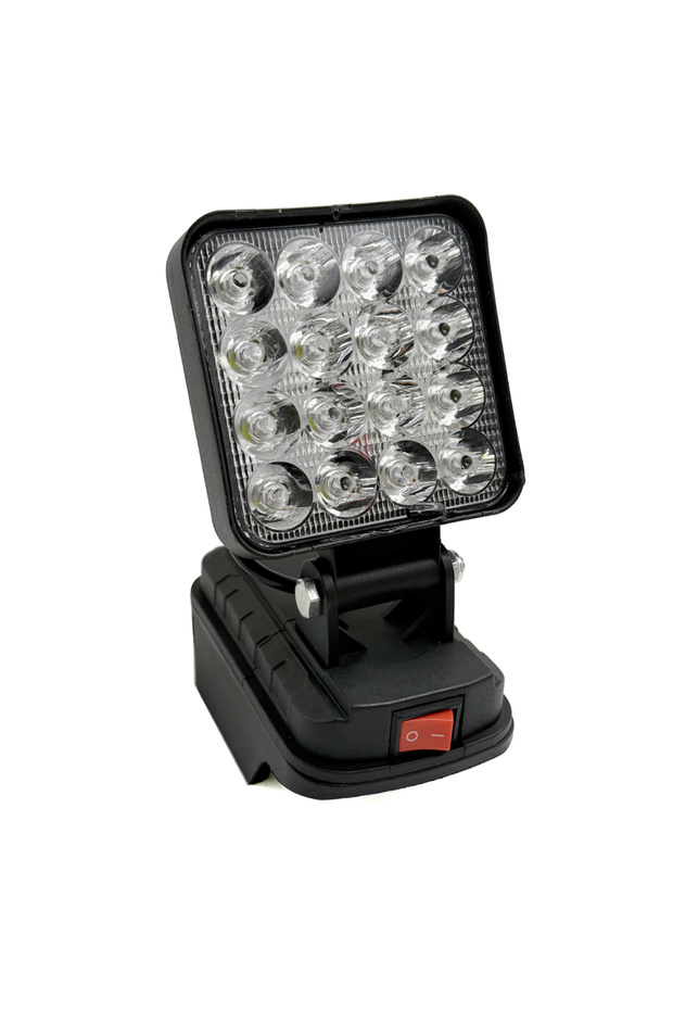 مصباح عمل LED أسود لبطارية ماكيتا 18 فولت ليثيوم أيون BL1830، كشاف ضوئي، مصباح يدوي، فانوس
