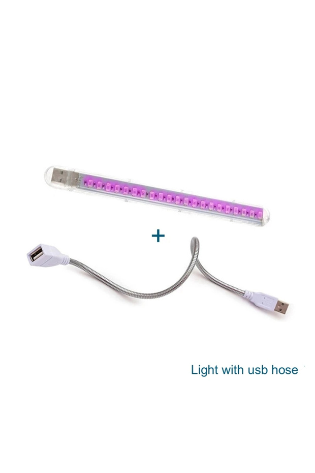 Light with usb hose 5V LED Grow Light Full Spectrum Plant Lamp with Flexible Hose Indoor Greenhouse