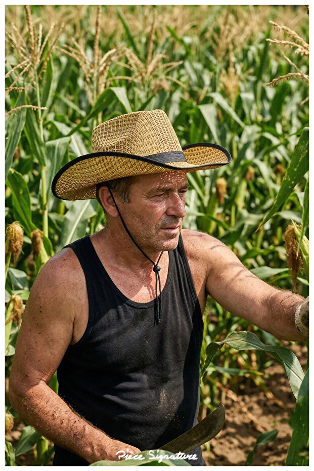 Straw Sun Hat for Men and Women (55-59 cm)