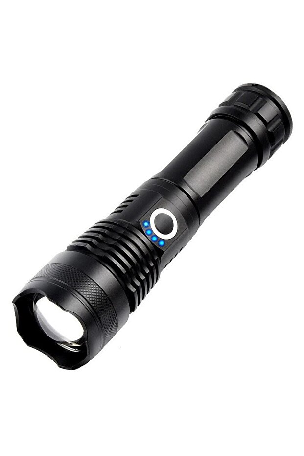 XPH5.4 High Power XHP100 Upgrade White Laser LDE Flashlight USB Charging Zoom Aluminum Alloy Leaders