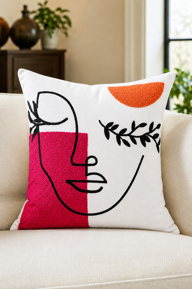 Modern Bohemian 45X45 Flexible Design Small Suza Grinding Dezenkarekçe